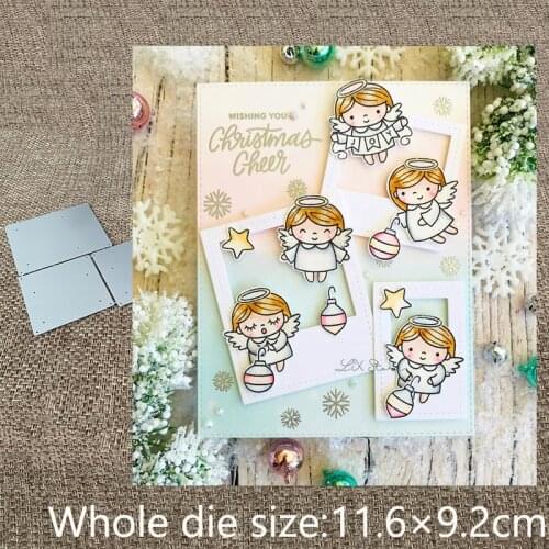 XLDesign Craft Metal Cutting Dies stencil mold grid photo frame decoration scrapbook Album Paper Card Craft Embossing die cuts