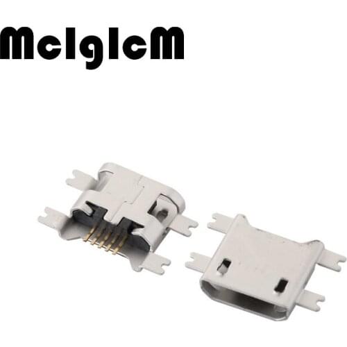 Micro USB 5pin B Type Female Connector For Mobile Phone Micro USB Jack Connector 5 pin Charging Socket