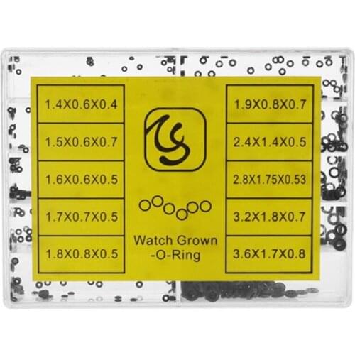 Mini Rubber Washer O-Ring Watch Crown Gasket Waterproof Seals Repair Tool 10Size 87HB