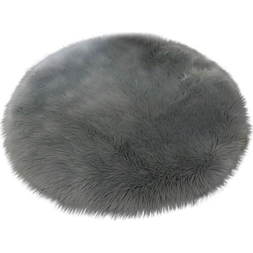 30*30cm Soft Small Artificial Sheepskin Rug Chair Cover Bedroom Mat Artificial Wool Warm Hairy Carpet Seat Textil Fur Area Rugs