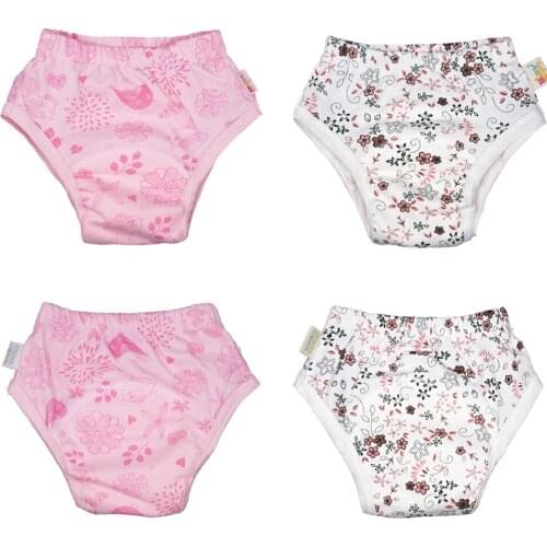 Newest Models 1PC Baby Underwear Baby Cotton Training Pants Baby Diapers Waterproof Potty Training Pants Baby Trainers Pants