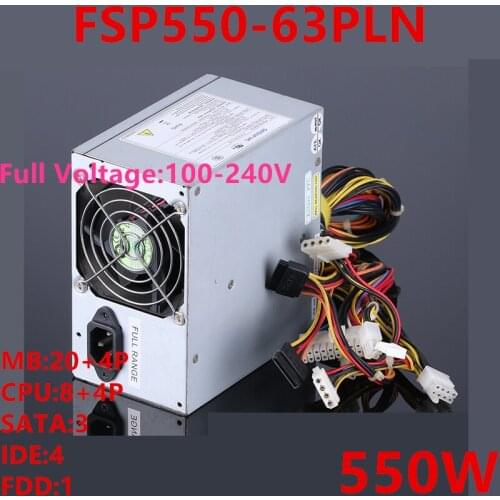 New PSU For FSP ATX 550W Power Supply FSP550-63PLN