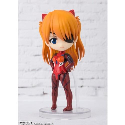 Original EVA Figure Asuka Ayanami Rei Chibi Figure PVC Action Model Toys Anime Figure Action Fugure
