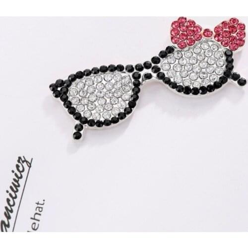 Buttons softball rhinestone button 44*21mm glass for DIY Invitation girl hair Accessory 50PCS/lot(BTN-5635)