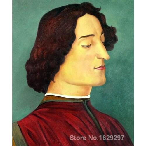 Giuliano de Medici Paintings by Sandro Botticelli impressionist art High quality Hand painted
