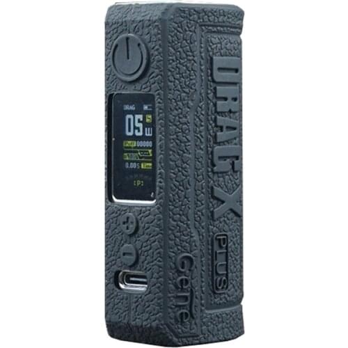 Silicone Cover Case For voopoo drag x plus 100w box mod drag x plus Vape Kit is Gel Texture Sleeve Skin Sticker Wrap