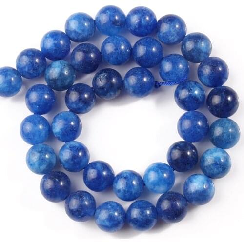 Blue Kyanite Stone Beads For Jewelry Making DIY Bracelet Necklace Round Loose Spacer Accessories Beads 15"Strands 6/8/10mm