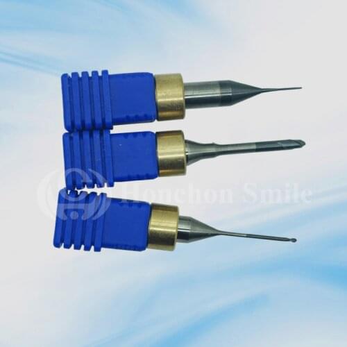 10pcs imes-icore 550i/750i shaft 6mm Dental zirconia burs size 2.5/1.0/0.6mm /High quality at 2018