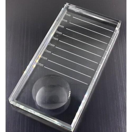 New Ceramic Lash Tiles Individual Eyelash Extension Pallet Smart Glue Ring False Eyelashes Adhesive Glue Holder 2 in 1