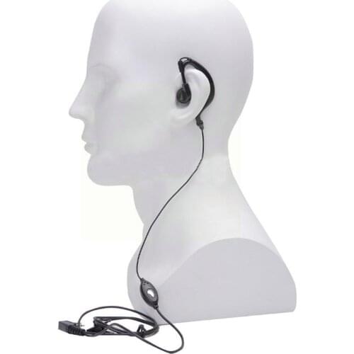 2Pin PTT Throat Microphone Headphones For Walkie-talkie Throat Laryngophone Headset For Kenwood TYT Baofeng UV-5R Bf-888S