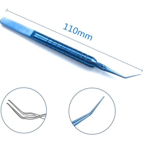 Akahoshi Capsulorhexis Cross Action Forceps Pet Ophthalmic Surgical Instruments