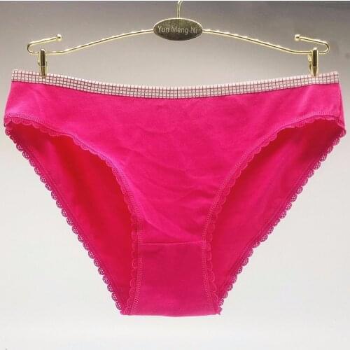 Free Shipping 5pcs/lot Womens Sex Panties Ladies Pants Selling Solid Color Cotton Ladies Briefs Womens Underwear 89250