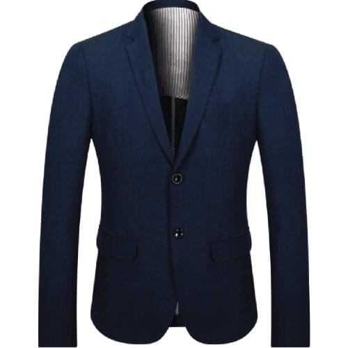 Brand Clothing Mens Blazer Suit mens linen jacket fabric super large extra very big plus size M L XL XXL XXXL 4XL 5XL