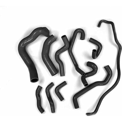 Black Silicone Coolant hose for BMW E39 E38 540i 740i M62TU 4.4L V8 1999-2003