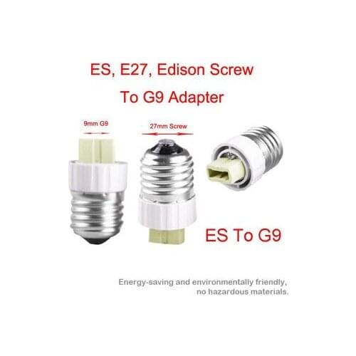 Edison Screw E27 To G9 Bulb Adapter Light Lamp Convertor Holder Socket Base #LRT15310#1 PCS/Lot