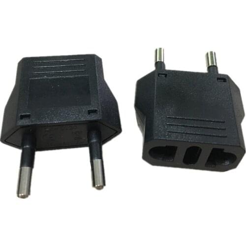 EU European Germany KR Plug Adapter Brazil US To EU Euro European Travel Power Plug AC Adapters Outlet Converter Electric Socket