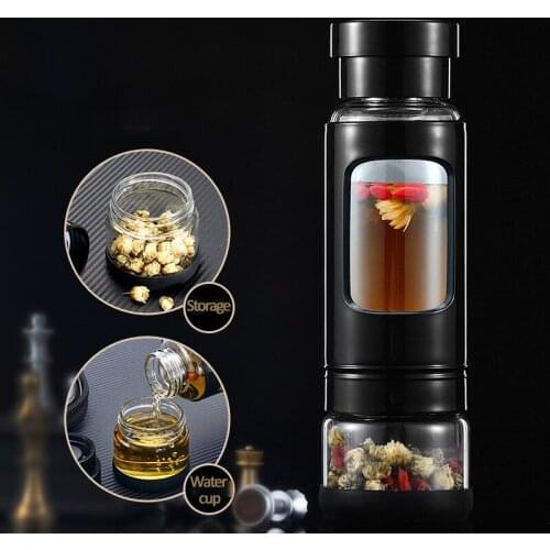 JIATA Glass Water Bottles