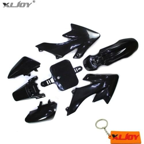 XLJOY Black Fairing Plastic Fender Body Kit For Honda CRF50 XR50 Thumpstar SSR Pit Dirt Bike SDG DHZ GPX 50cc-160cc