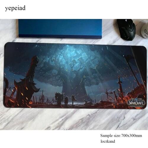 Wow mouse pad wrist rest mats 700x300mm Computer mouse mat gaming accessories large mousepad anime keyboard games pc gamer