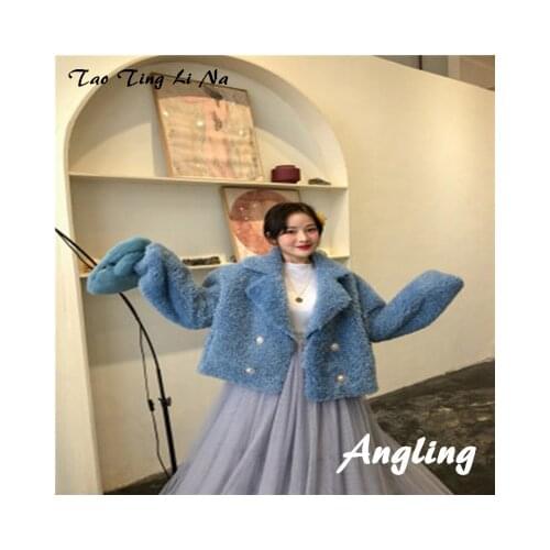 Top brand New Style 2020 High-end Fashion Women Faux Fur Coat C6 high quality