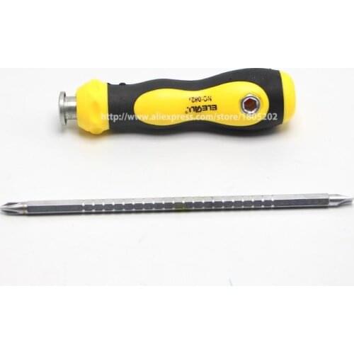 2 in 1 Set Sloted and Phillips Screwdriver Extension Type with Magnetic Head