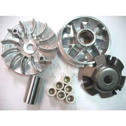Variator Set with Copper Rollers For 152QMI QJ Keeway Chinese 125 150cc GY6 Scooter Honda Yamaha ATV Moped Spare Part