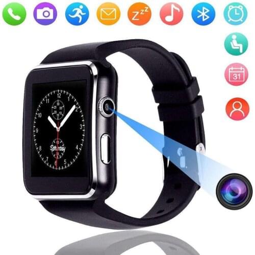 New X6 Curved Screen Bluetooth Smart Band Watch Phone Mate for Samsung/iPhone/Android/iOS Watch