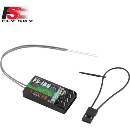 FlySky FS-iA6 2.4G 6CH AFHDS Receiver for FS-i6 FS-i10 Transmitter Fine Workmanship Good Performance