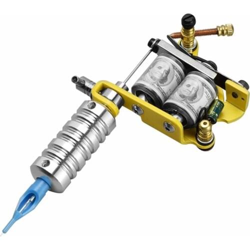 Tattoo Machine Equipment Professional Body Art Coil Liner Shader Tattoo Machine Kits for Beginner Easy to Use Lightweight