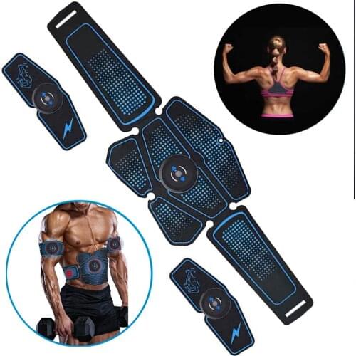 Recharge Wireless Muscle Smart Fitness Abdominal Vibrating Belt Electromagnetic Stimulation Of Muscles Sculpting at Home Workout
