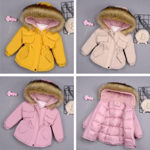 Winter 2020 new boys and girls clothing childrens warm jacket foreign style baby thickened cotton coat coat 1-13 years old