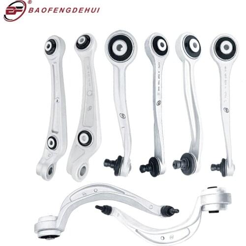 Car Wheel Front Axle Suspension Upper Lower Swing Arm Ball Joint Track Control Arm for Audi A4 B8 Q5 A5 A7 2007-2016