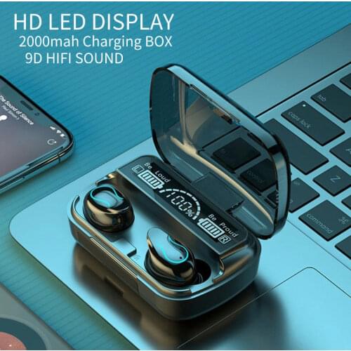 Q32 TWS Bluetooth 5.1 Wireless Headphones Charging Box Sports Waterproof Earbuds 2000mah Earphone Headset With Microphone