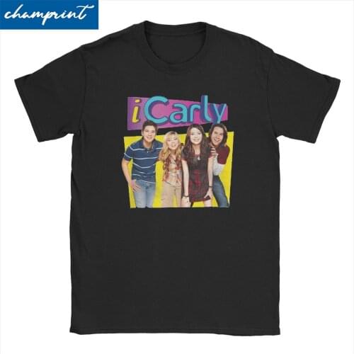 Men Womens T-Shirt ICarly Carly Sam Freddie Funny Pure Cotton Tees Short Sleeve T Shirts Round Neck Clothes Gift Idea