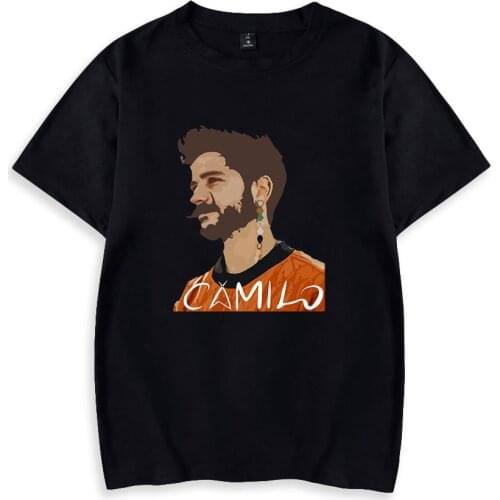 Camilo Echeverry Print Spring and Summer Holiday Street Graffiti Style Men/Women Casual T-shirt Streetwear Casual Style