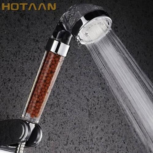 Crystal Anion spa Hand hold Bathroom hand shower shower head Filter Pressurize Saving Water. Bathroom Accessories YT-5103