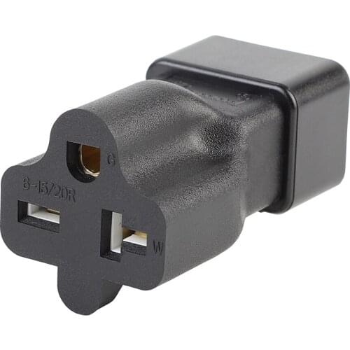 IEC320 C20 TO 6-15R,C20 20Amp to T Blade 20Amp AC Cable, PDU UPS Plug to Nema 6-20R 20Amp AC Power Adapter,C20 TO 6-20R