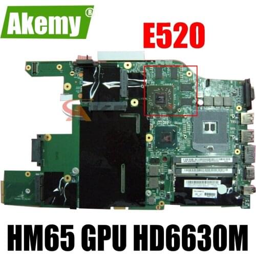 For Lenovo ThinkPad E520 notebook motherboard PGA988B HM65 GPU HD6630M DDR3 100% test work