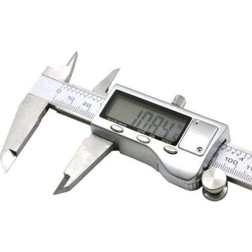Metal 150mm 6 inch LCD Digital Vernier Stainless Steel Micrometer 0.1mm Digital Caliper Micrometer Measurement