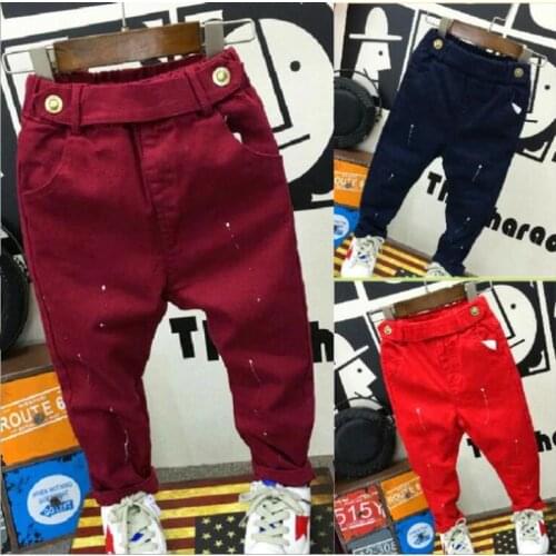 Fashion baby clothing 2-6years baby boys soft jeans trousers Kids jeans blue casual pants spring autumn trousers denim
