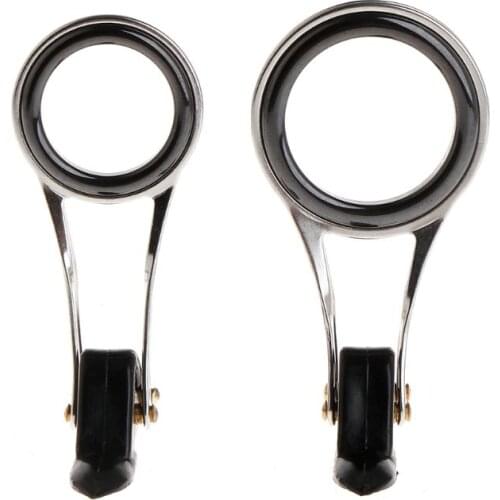 Guide Ring Fishing Rod Line Guides Top Rings Folding Stainless Steel Telescopic DIY Eye Ring Repair Kit Tackle Accessories