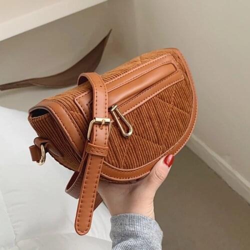 Unusual Bag Brand Original Design Retro Bag 2021 New Korean Shoulder Slung Fashion Saddle Bag