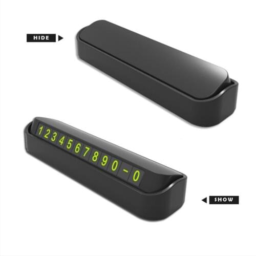 New Car Accessories Temporary Parking Card Phone Number Card for Subaru XV Forester Outback Legacy Impreza XV BRZ Tribeca