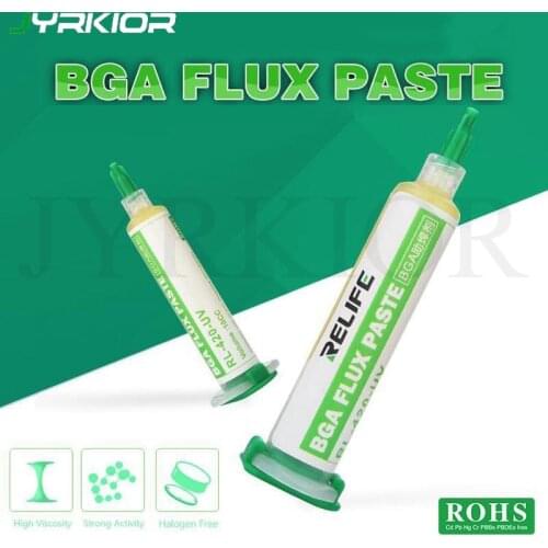 Relife Solder Soldering Paste 10cc Flux Grease RL-420/RL-421/RL-422 for Chips Computer Phone LED BGA SMD PGA PCB Repair Tool