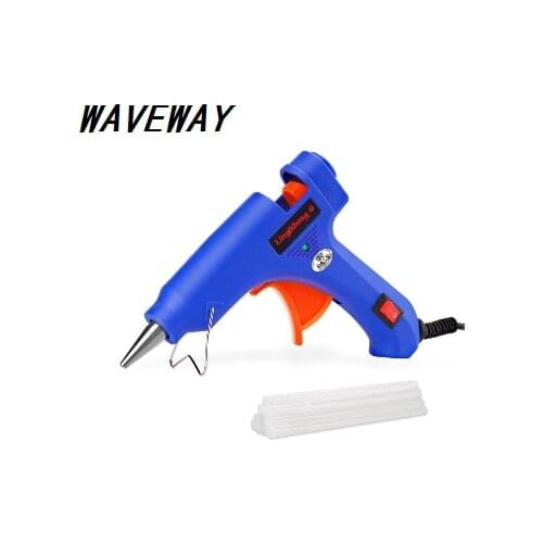 WAVEWAY Professional High Temp Heater 20W Hot Glue Gun Repair Heat tool with Free 1pcs Hot Melt Glue Sticks