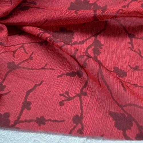Cosplay Dress Chiffon print material DIY Sewing Fabric Summer Craft Cloth Blouse Scarf Qualified