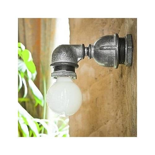 Retro Loft Style Industrial Vintage LED Wall Lights For Home Antique Metal Water Pipe Lamp Bedside Wall Sconce Lampara Pared