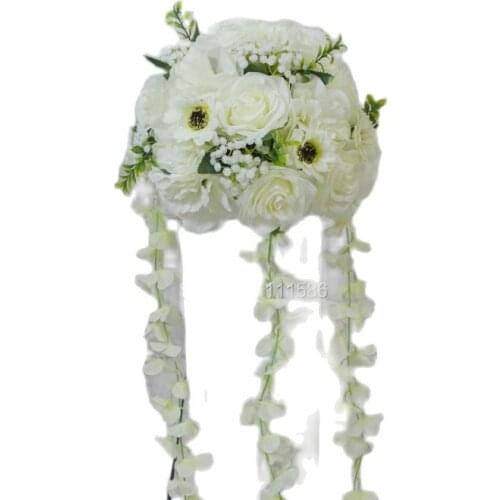 SPR NEW!!Free shipping!10pcs/lot wedding road lead artificial flowers wedding table centerpiece flower balls decorations