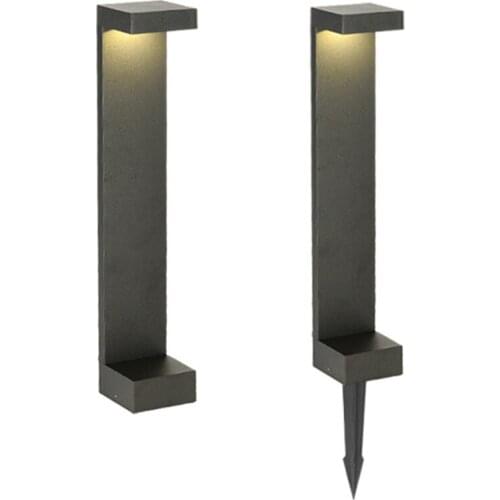 10W COB LED Garden Lawn Lamp Waterproof Modern Aluminum Pathway Ground Pillar Light Outdoor Villa Landscape Bollards Lamp