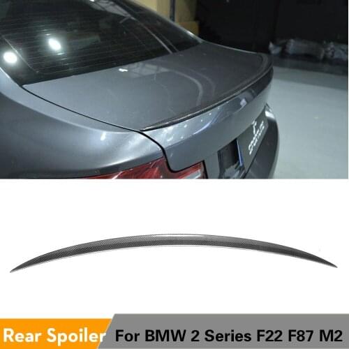 Rear Trunk Spoiler Boot Lip for BMW 2 Series F87 M2 F22 F23 228i M235i M Sport Coupe Convertible 2014 - 2019 Carbon Fiber / FRP
